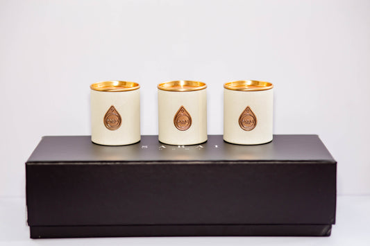 Incense Cone Trio in White