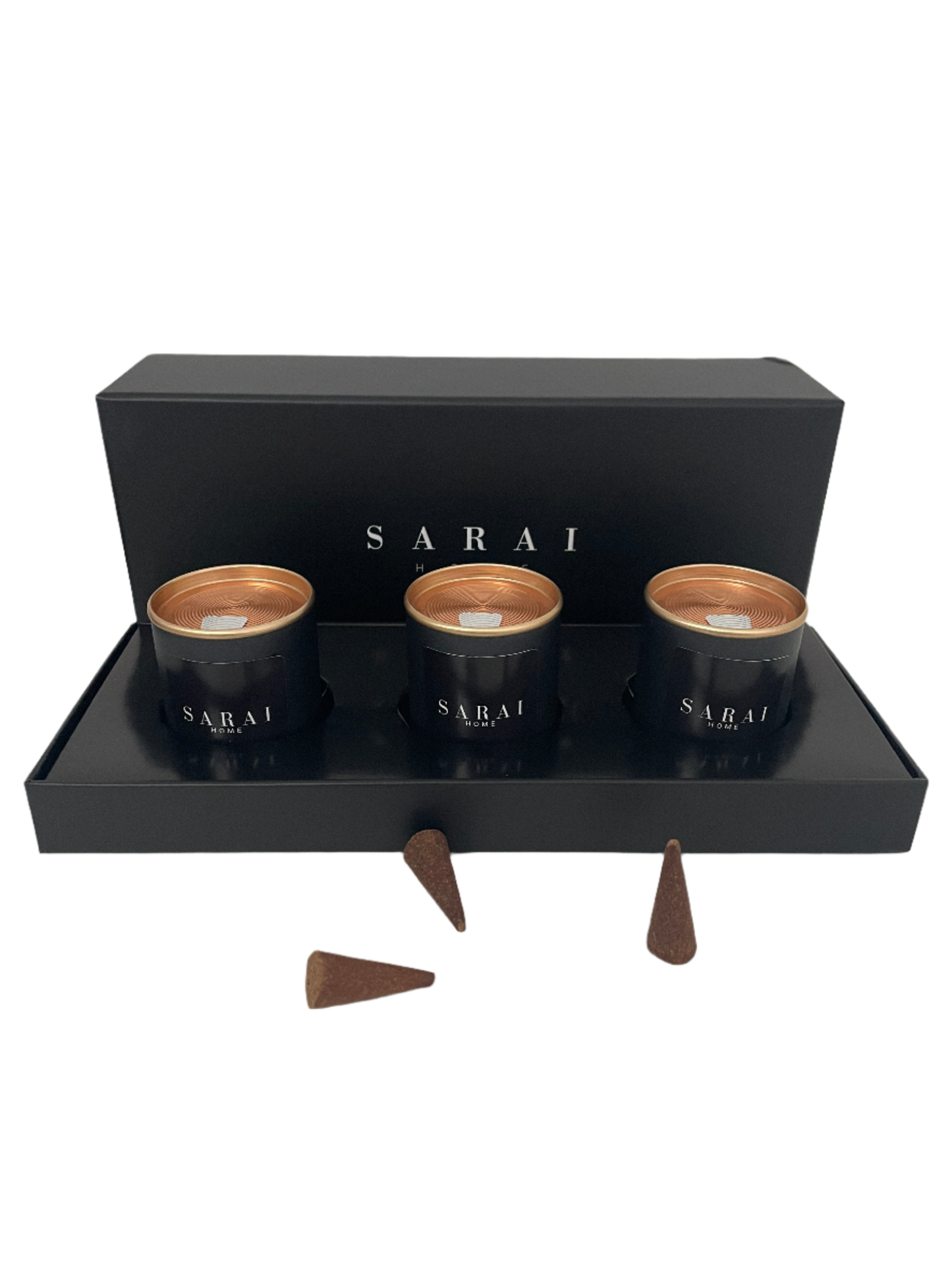 Trio of oud incense cones- Sample Sale