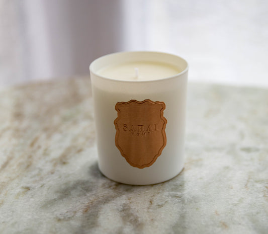 Moosa Candle in White